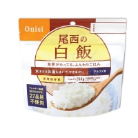 日本尾西即食脫水飯 - 白飯 Onisi Japan Alpha rice Plain Rice Instant Rice