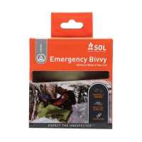 SOL Emergency Bivvy with Rescue Whistle & Tinder Cord 單人緊急睡袋 | 戶外防水保暖露宿袋 (附哨子及火種線) Sleeping Bag